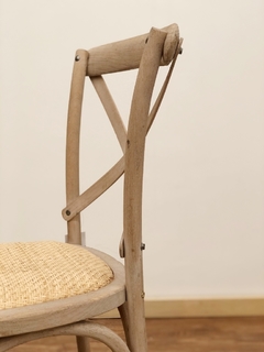 Silla Cross Patinada Grey Antique