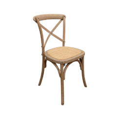 Silla Cross Patinada Grey Antique