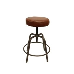 Banquito Industrial Wilbur con Asiento de Ecocuero