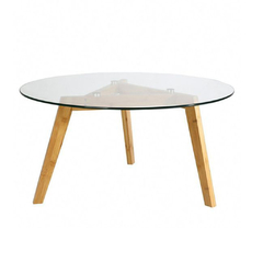 Mesa Ratona Meet Grande de Vidrio