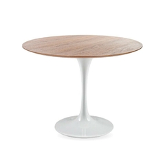 Mesa Tulip Laqueada Madera Natural 1 Metro