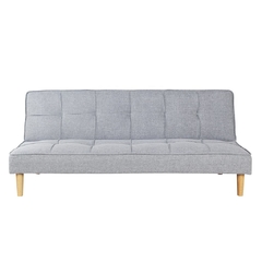 Sofa Cama Chenille pata Madera