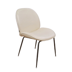 Silla Velvet Base Negra