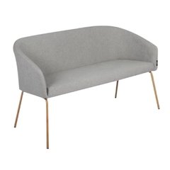 Sillon Runnie 2 Cuerpos pata Dorada