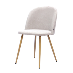 Silla Thea Chenille Beige Oscuro