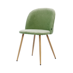 Silla Thea Chenille Verde