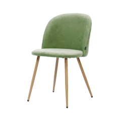 Silla Thea Chenille Verde