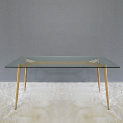 Mesa Tulip de Vidrio 140x80 + 4 Sillas Tulip en internet