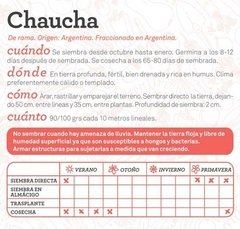 Semillas de Chaucha LA RURAL - comprar online