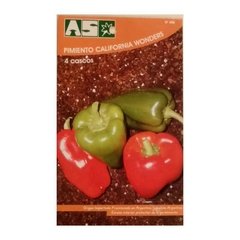 Semillas de Pimiento 4 cascos AS