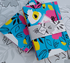 Imagen de Libreta Fleurs Amarillo