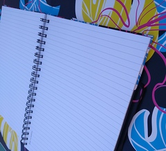 Cuaderno Fleurs Negro A4 - tienda online