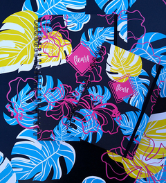 Cuaderno Fleurs Negro A4 - comprar online