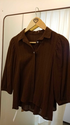 CAMISA SALMA BAMBULA CHOCOLATE
