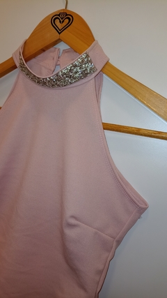 MUSCULOSA TINI AMERICANA CUELLO STRASS - tienda online
