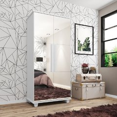 Sapateira Requinte C/Espelho Branco - RV Móveis