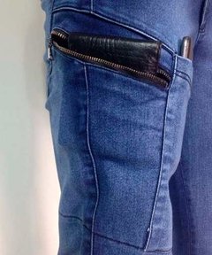 Calça Tatica Jeans Cargo Masculino Bolso Celular 23u - loja online