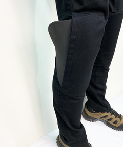 comprar-calça-jeans-preto-motociclista-impermeável-proteções-joelhos-quadril-lugger-gledes-modas