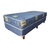 Colchon Y Sommier Resorte Suavestar Flou Jean Azul 80x190