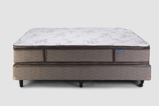 Colchón y Sommier Boreal Bamboo Pillow top - Resortes Continuos - Nuvola Colchones y Sommiers