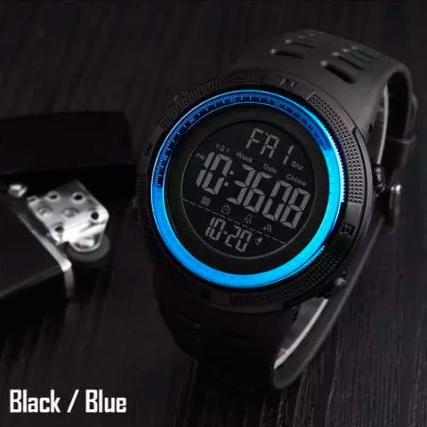 Reloj Digital de Hombre 1251 Azul