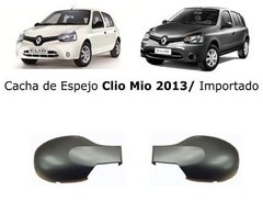 Cacha De Espejo Clio Mio 2013/ Negra Para Pintar