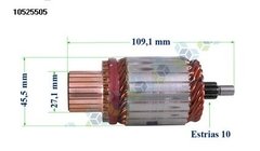 Inducido De Arranque Delco Remy C/hueco Meriva/corsa