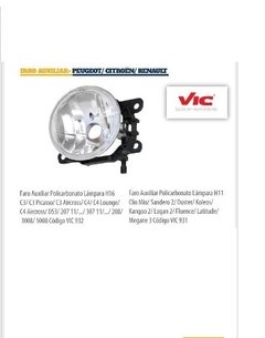 Faro Auxiliar -c3-c3picasso/aircross/c4/lounge Vic932 H16