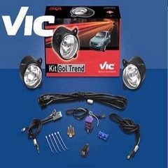 Faros Auxiliares Gol Trend/voyage 08/12 Kit Compl. S/rejas