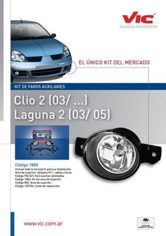 Kit Faros Auxiliares Clio Ii Vic 06/