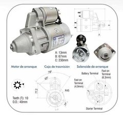 Arranque Aplicaciòn Fiat 147/spazio/uno/duna/fiorino Nafta