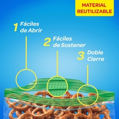 Ziploc® Bolsas Para Llevar x 50 unidades