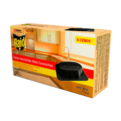 Insecticida Raid Mata Cucarachas Cebos 6 unidades por caja - comprar online