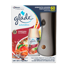 Glade® Automático Full, Manzana Y Canela Jarrón Y Aerosol en internet
