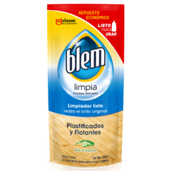 Limpiador de Pisos Plastificados y Flotantes Blem Aloe y Pepino Repuesto Económico 400ml - comprar online