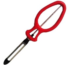 Pelapapas Mango Acrílico Ergonómico Rojo - comprar online