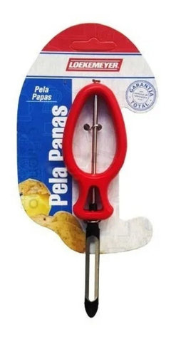 Pelapapas Mango Acrílico Ergonómico Rojo en internet