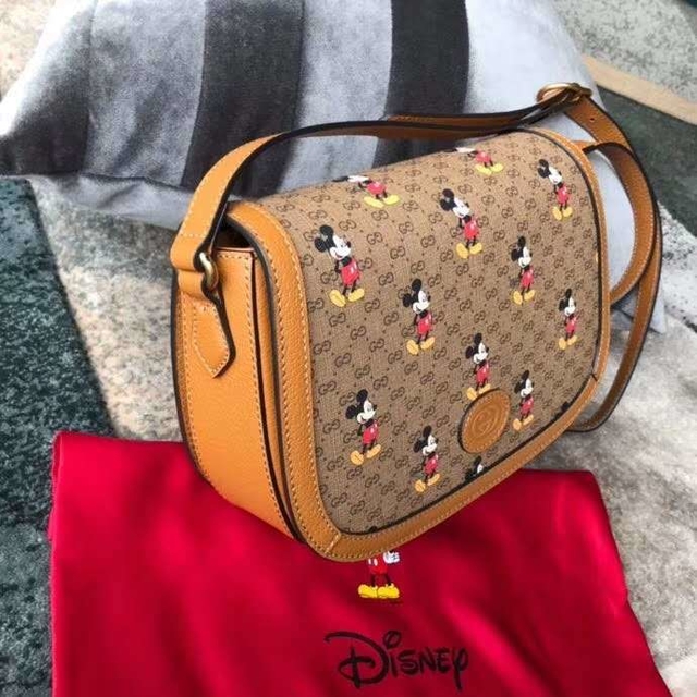 disney x gucci shoulder bolsa