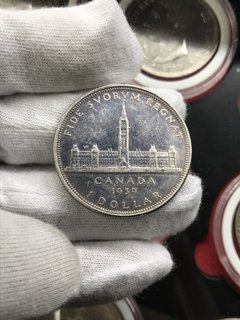 Canadá - 1 Dollar 1939 - Prata - comprar online