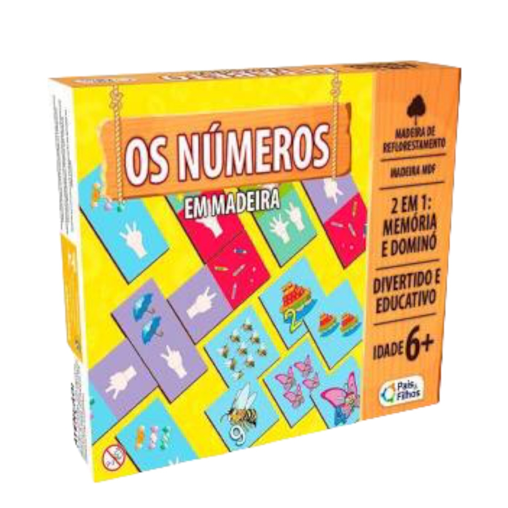 Kit 06 Jogos Educativos Infantis Memória, Dominó Qubra Cabeç