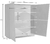 Vajillero 1.20m ART003XL - tienda online