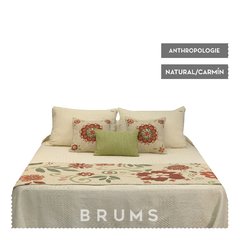 . Pie de cama + 2 fundas de almohadón Anthropologie . - tienda online