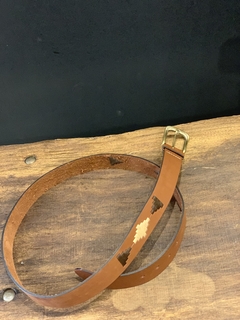 Cinto de Cuero Bordado