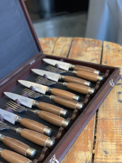 Cubiertos de Madera y Alpaca - comprar online