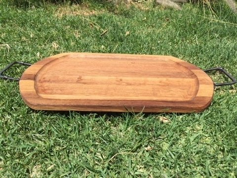 Fuente rectangular asado