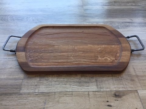 Fuente rectangular asado