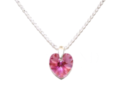 Imagen de DIJE CORAZON CRISTAL 10MM