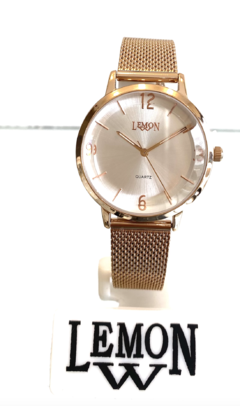 RELOJ LEMON ROSADO