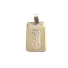 DIJE VIRGEN NIÑA RECTANGULAR