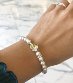 pulsera perlas corazón - comprar online